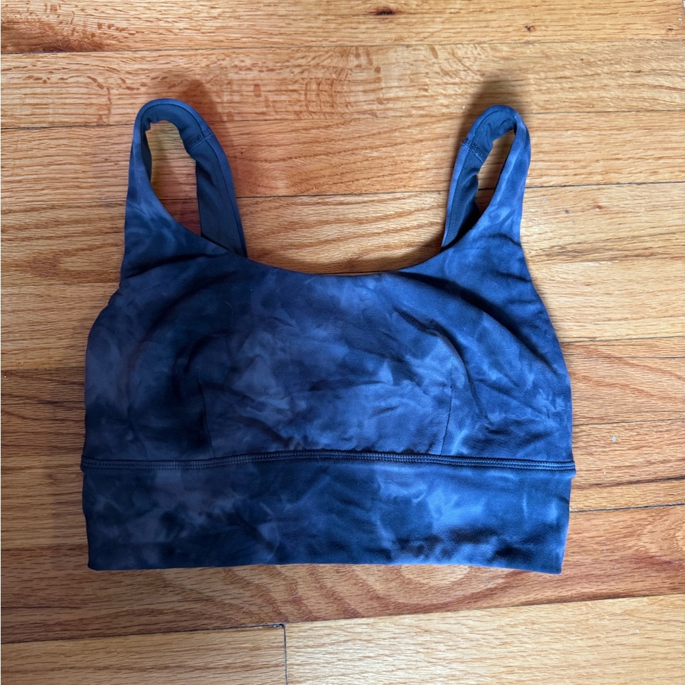 Grey Lululemon Align Tie-Dye Sports Bra